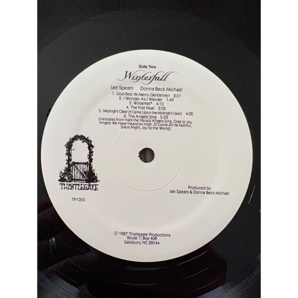 Lee Spears Donna Beck Michael Winterfall LP 1987 Thistlegate EX - Picture 7 of 7